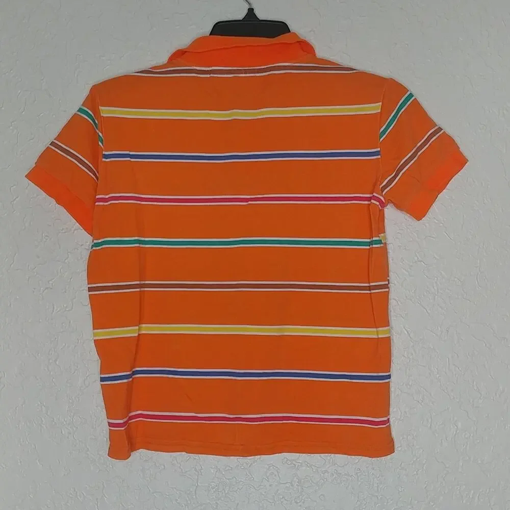 Highland Originals Striped Polo Shirt‎ Size 10/12
